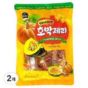 물샘 달콤하고 쫄깃한 호박제리, 300g, 2개