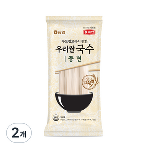 풍국면 농협 우리쌀국수 중면, 900g, 2개