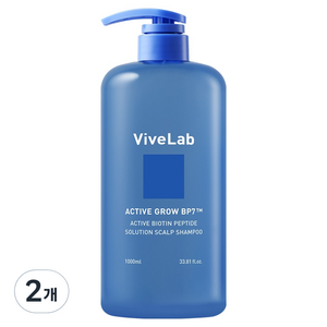 바이브랩 액티브 비오틴펩타이드 솔루션 스칼프 샴푸, 1L, 2개