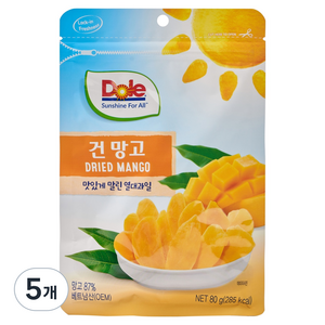 돌 건망고, 80g, 5개