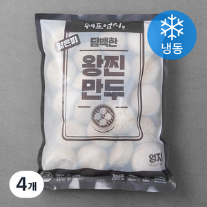 엄지식품 담백한 왕찐만두 (냉동), 1.1kg, 4개