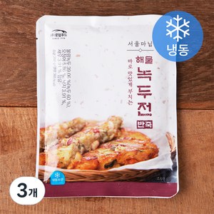 서울마님 해물 녹두전 반죽 (냉동), 250g, 3개