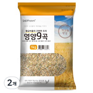 대구농산 황금비율의 간편한 조리 영양 9곡, 1kg, 2개