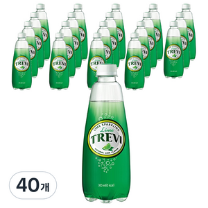 트레비 라임 탄산음료, 300ml, 40개