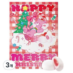 스낵스 케어베어 어드벤트 캘린더 마시멜로, 120g, 3개