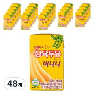 삼육두유 바나나, 140ml, 48개