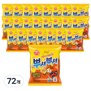 오뚜기 뿌셔뿌셔 양념치킨맛, 72개, 90g