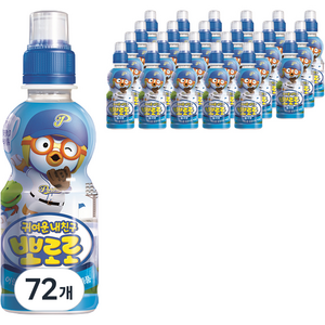 팔도 뽀로로 어린이음료 밀크맛, 72개, 235ml