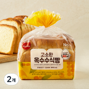 삼립 고소한 옥수수 식빵, 390g, 2개