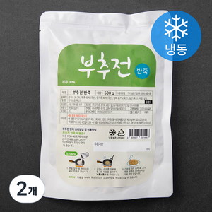 부추전 반죽 (냉동), 500g, 2개