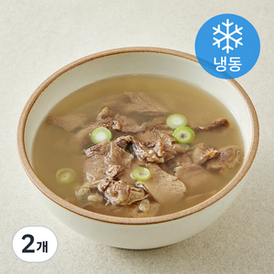 뭇나 한우 사태살 듬뿍 갈비탕 (냉동), 600g, 2개