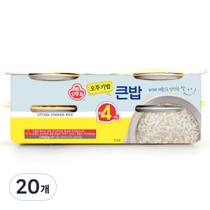 오뚜기 맛있는오뚜기 큰밥, 300g, 20개