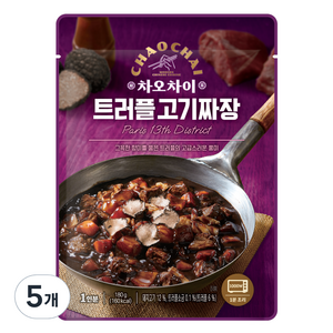 차오차이 트러플 고기짜장, 180g, 5개