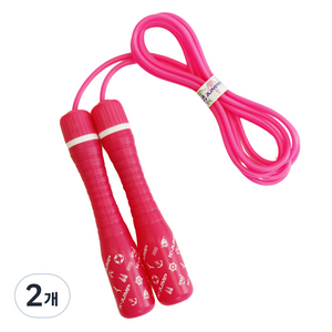 김수열줄넘기 뉴롱키 K jump 어린이 줄넘기 SY-004, 핑크, 240cm, 2개