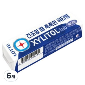 롯데자일리톨 랩 워터링, 24g, 6개