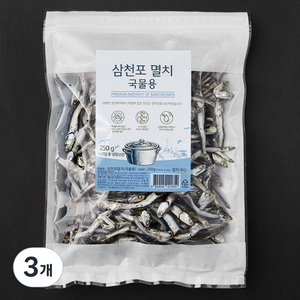 청해명가 삼천포 국물멸치, 250g, 3개