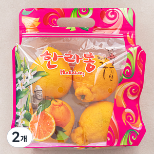 귤탐 한라봉, 1kg(소과/5~6..., 2개