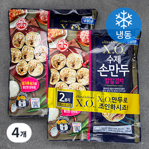 오뚜기 XO 수제손만두 칼칼김치 (냉동), 364g, 4개