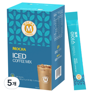 모카씨엔티 아이스 커피믹스, 30개입, 12g, 5개