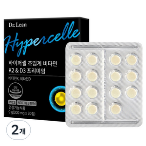 닥터린 하이퍼셀 초임계 비타민 K2 D3 프리미엄 9g, 30정, 2개