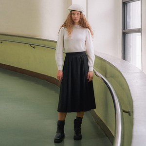 올리브데올리브 여성용 울 블렌드 니트탑 투인원 원피스