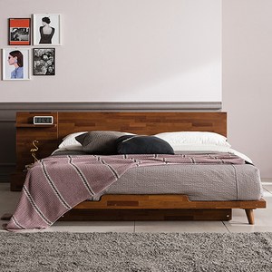 잉글랜더 바우 멀바우 평상형 침대 프레임 단품 방문설치