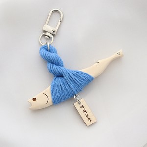 마켓유니버스 액막이명태 명구 키링, 블루+기본눈 액막는..., 1개