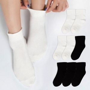 시너싹스 여성용 발목 무압박 임산부 양말 8p 세트