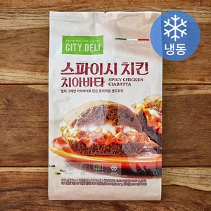 삼립 시티델리 스파이시치킨 치아바타 (냉동), 180g, 3개입, 1개