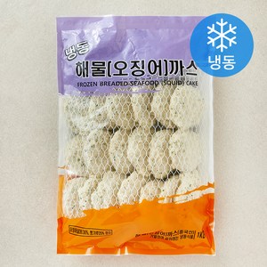 해물 오징어 까스 (냉동), 1kg, 1개