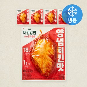 더건강한 소스 닭가슴살 양념치킨맛 (냉동), 100g, 1개입, 5개