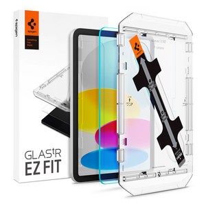 슈피겐 강화유리 글라스 tR 슬림 이지핏 태블릿PC 액정보호필름 + 이지트레이 세트 AGL05554