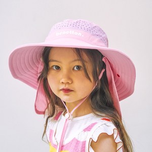 베네통키즈 아동용 쿨 웨이브 캠핑햇 플랩캡