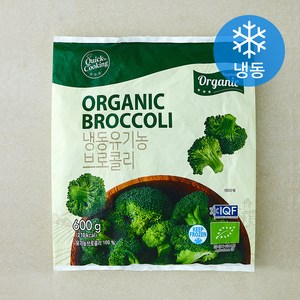 퀵쿠킹 유기가공식품 인증 브로콜리 (냉동), 600g, 1개