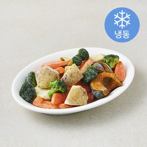 프로즌프레시 제주 자연이 정성껏 키워 찐 야채믹스 (냉동), 700g, 1개