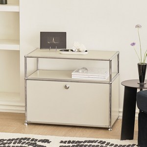 포스트모던 글렌 미드센츄리 모듈 630 2단 수납장 방문설치