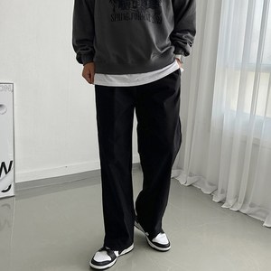 머시따 남녀공용 Y2K 나일론 와이드 밴딩 팬츠