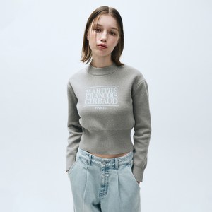 마리떼프랑소와저버 여성용 CLASSIC LOGO CROP KNIT