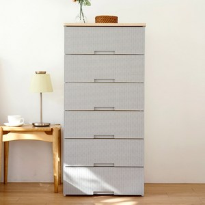 보노하우스 국내 제조 라탄플러스 우드상판 서랍장