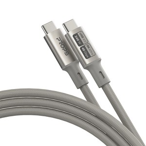 프롭스 C타입-C타입 240W 40Gbps 8K 60Hz USB4 PD3.1 초고속 충전 케이블