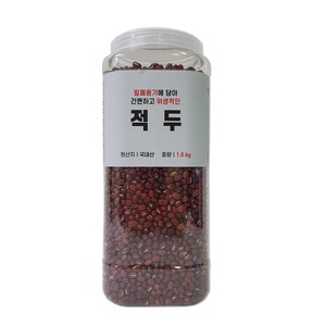 대한농산 통에담은 국산 적두, 1.8kg, 1개