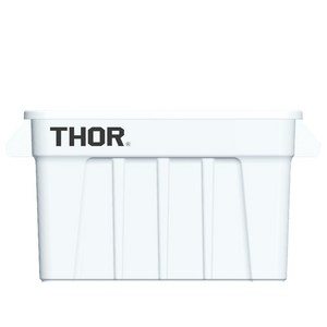 THOR 다용도 토트 박스 75L + 덮개, 흰색, 1단, 1개