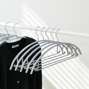 샤바스 논슬립 어깨뿔방지 옷걸이, 그레이, 100개