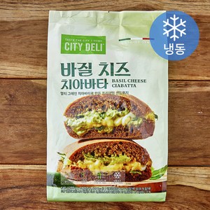 삼립 시티델리 바질 치즈 치아바타 (냉동), 180g, 3개입, 1개