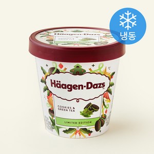 하겐다즈 파인트 쿠키 앤 그린티 아이스크림 (냉동), 1개입, 403ml, 1개