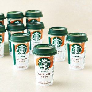 스타벅스 카페라떼, 200ml, 10개