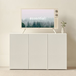 룸앤디 뉴모던 라운드템바 높은 키 높은 수납장 1200 방문설치