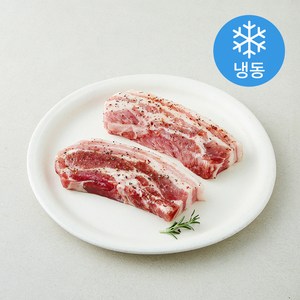 고급진 보리먹은 돼지로 만든 시즈닝 삼겹살 구이 (냉동), 300g, 1개
