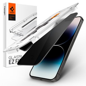 슈피겐 글라스 tREZ핏 프라이버시 사생활보호 강화유리 휴대폰 액정 보호 필름 2p