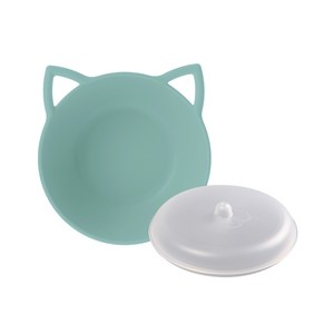 나인웨어 국산 애니멀 시리얼볼 캣 + 뚜껑 세트